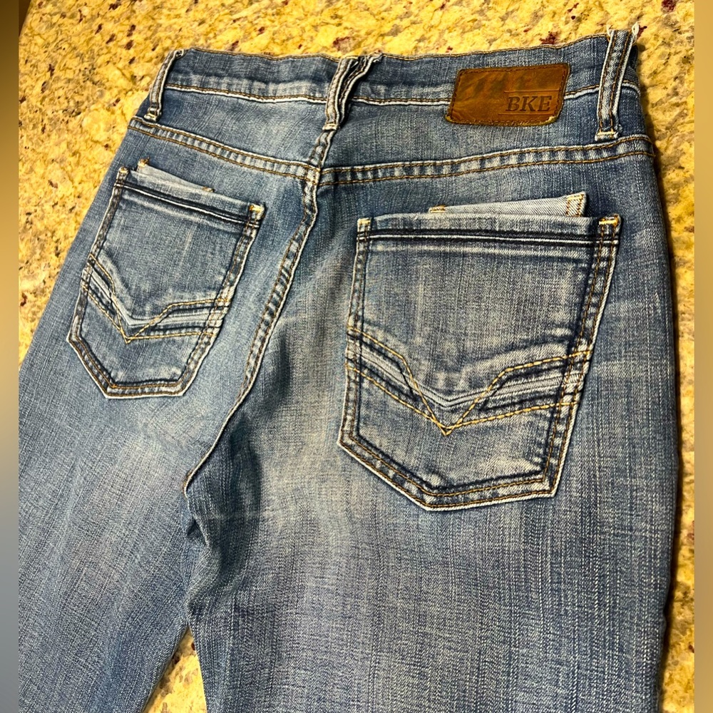 Mens BKE Buckle Jake Straight leg 32R